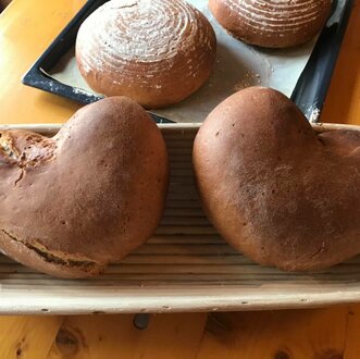 Selbstgebackenes Brot